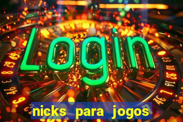 nicks para jogos de tiro